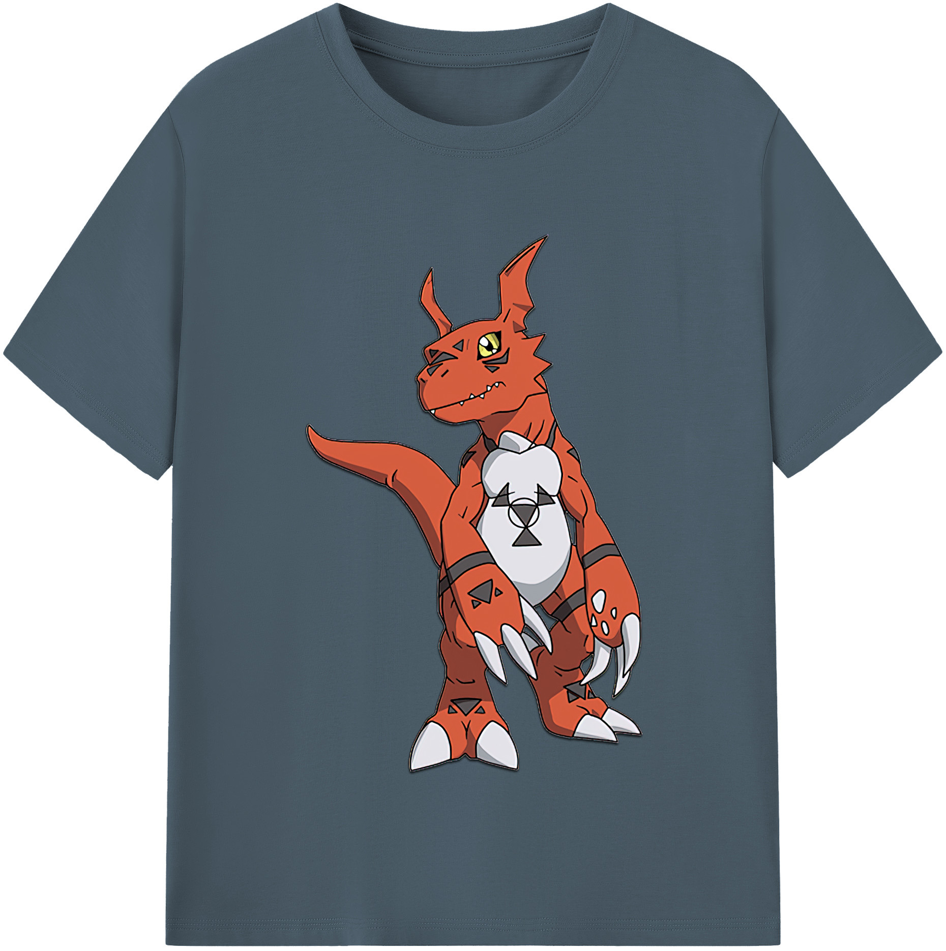 （画像用） Digimon デジタルモンスター/デジモン 綿100％半袖Tシャツ（フロントプリント）